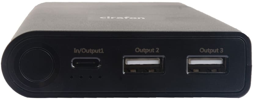Cirafon Powerbank 20000mAH PD 20100mAh Svart