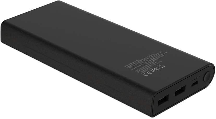 Cirafon Powerbank 20000mAH PD 20100mAh Sort