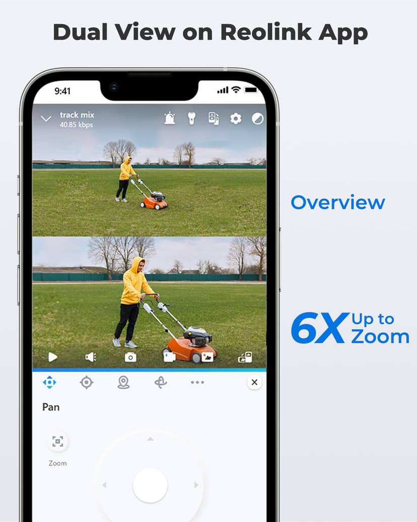 Reolink TrackMix Wifi, 4K Dual-Lens PTZ Camera