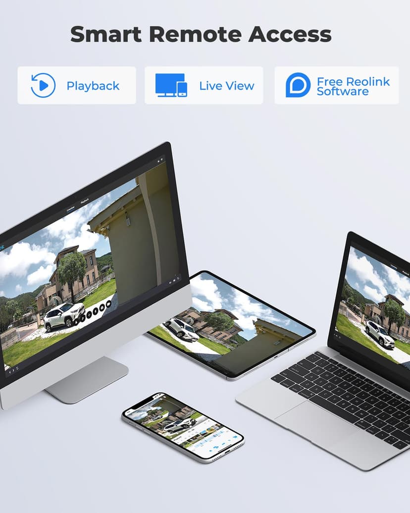 Reolink TrackMix WiFi PTZ övervakningskamera dubbla linser