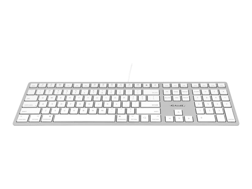Cherry Kc 6000 Slim Keyboard For Mac Silver #us