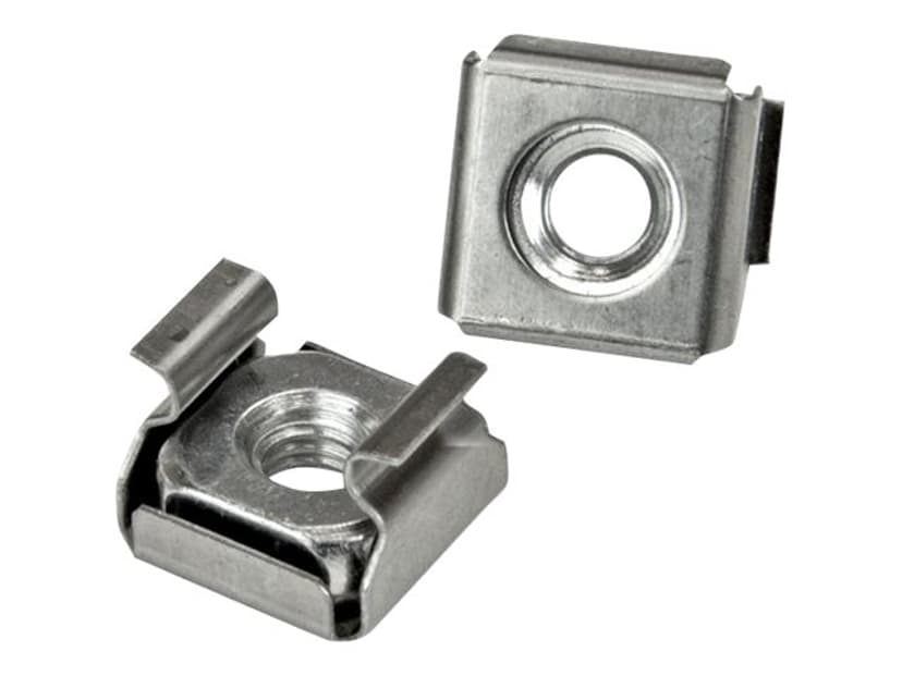 Startech StarTech.com 100-pack M5-monteringsskruvar och -korgmuttrar för serverskåp