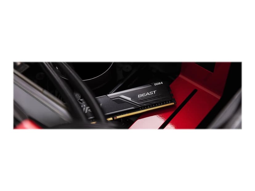 Kingston Technology FURY Beast muistimoduuli 128 GB 4 x 32 GB DDR4 1600 MHz 128GB 1600, 3200MHz DDR4 288-pin DIMM