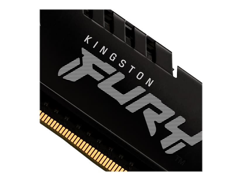 Kingston Technology FURY Beast muistimoduuli 128 GB 4 x 32 GB DDR4 1600 MHz 128GB 1600, 3200MHz DDR4 288-pin DIMM