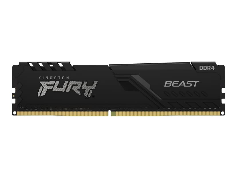 Kingston Technology FURY Beast RAM-minnen 128 GB 4 x 32 GB DDR4 1600 MHz 128GB 1600, 3200MHz DDR4 288-pin DIMM
