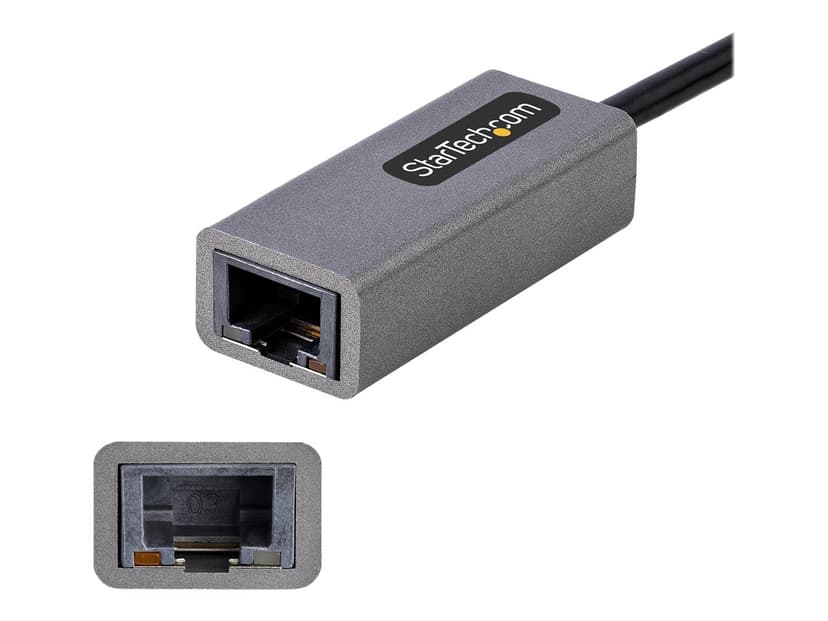 Startech StarTech.com USB till Ethernet-adapter, USB 3.0 till 10/100/1000 Gigabit Ethernet LAN-omvandlare för bärbara datorer, 30 cm ansluten kabel, USB till RJ45-adapter, NIC-adapter, USB-nätverksadapter