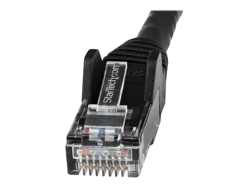 Startech StarTech.com N6LPATCH50CMBK netwerkkabel Zwart 0,5 m Cat6 U/UTP (UTP) RJ-45 Cat 6 0.5m Zwart