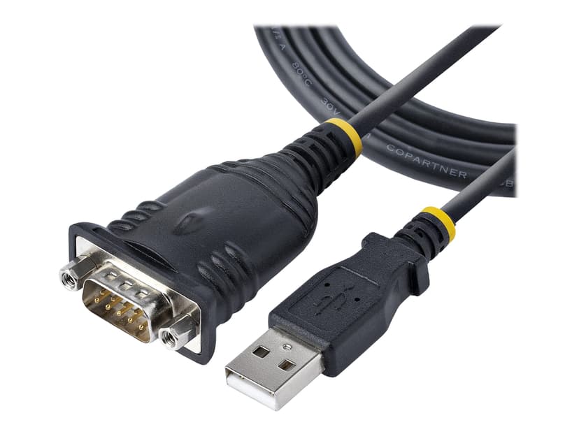 Startech 1m Usb To Serial Cable Db9/rs232 Male