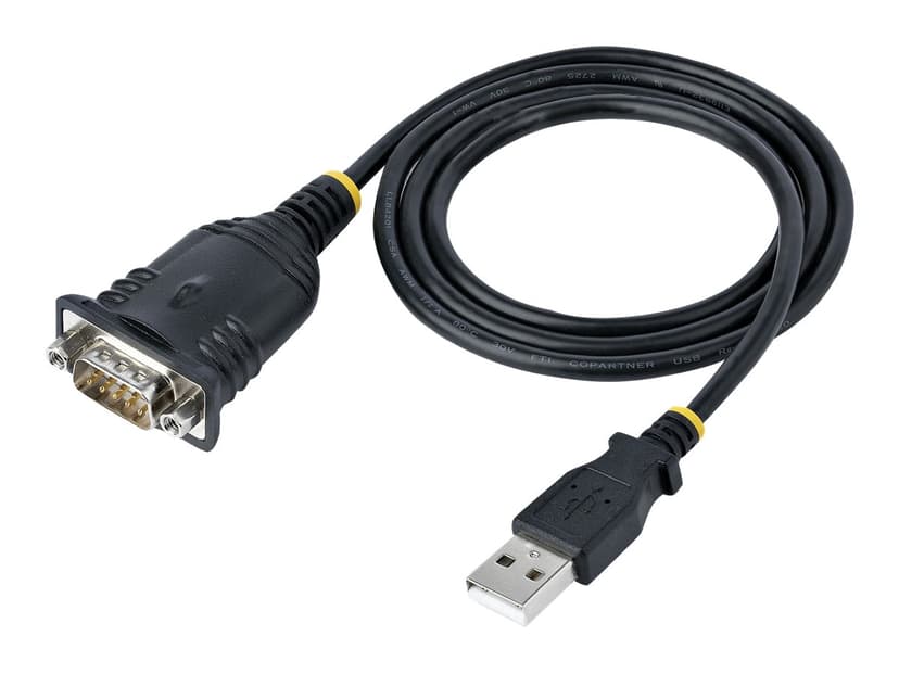 Startech 1m Usb To Serial Cable Db9/rs232 Male