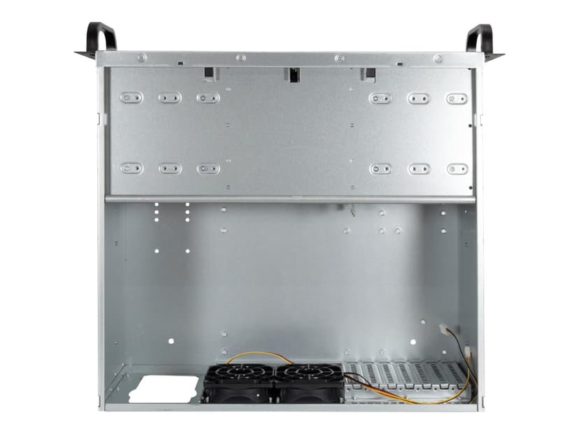 Inter-Tech 4U-40240 4U 19" RACK CHASSI BLACK - Löytötuote luokka 2 Rack Harmaa, Musta