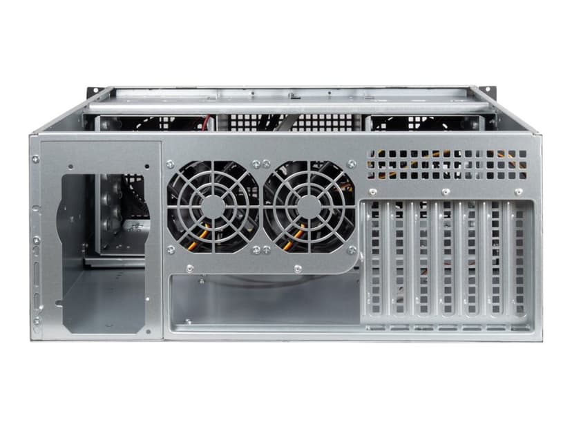 Inter-Tech 4U-40240 4U 19" RACK CHASSI BLACK - Löytötuote luokka 2 Rack Harmaa, Musta