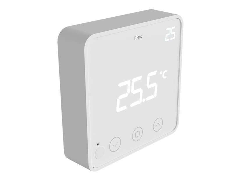 Heatit Z-Temp2 thermostat Battery Black RAL 9011