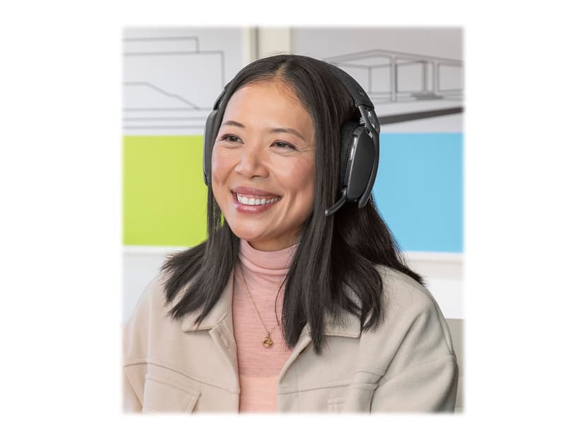 Logitech Zone Vibe Wireless Stereo USB-A, USB-C Microsoft Teams Grafiet