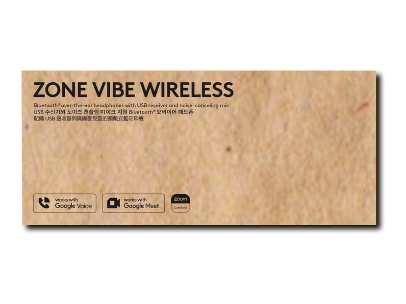 Logitech Zone Vibe Wireless Stereo USB-A, USB-C Microsoft Teams Grafit