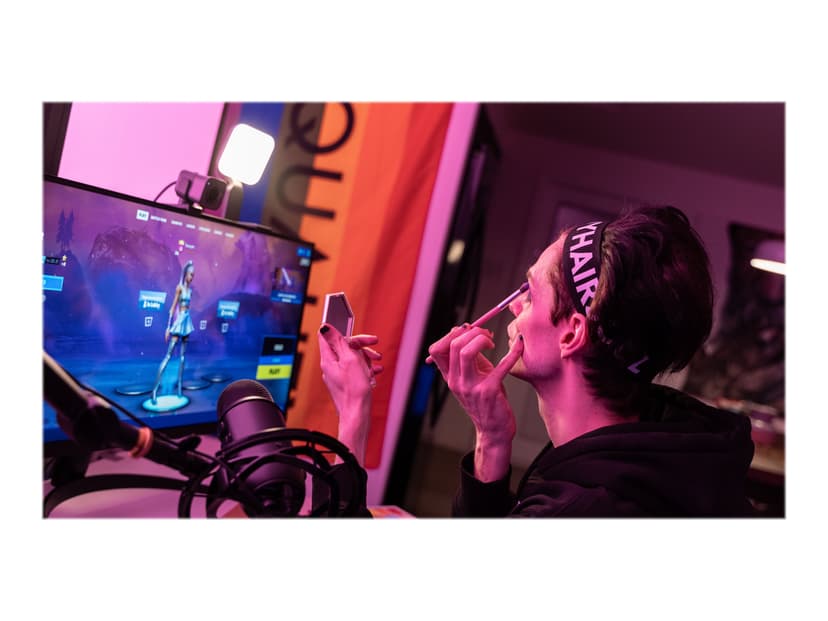 Logitech Litra Glow - Streamingbelysning med Smickrande Ljus