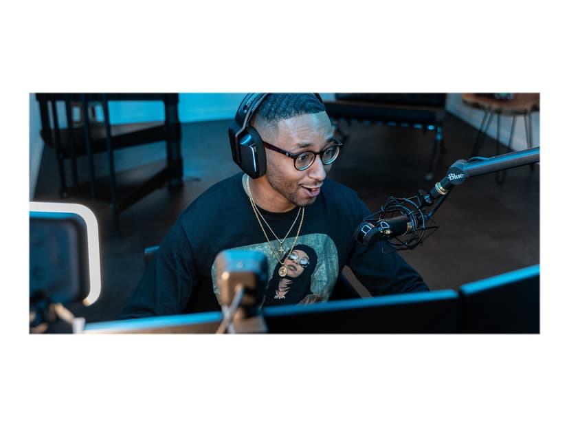 Logitech Litra Glow - Streamingbelysning med Smickrande Ljus