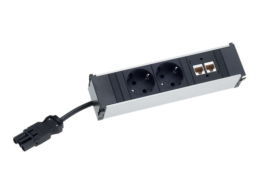 Bachmann Coni Power Strip Long 2x Custom Module 4x Socket