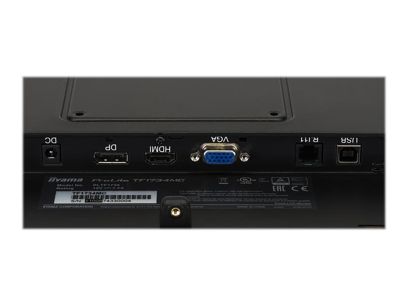 iiyama ProLite TF1734MC-B7X 17" Touch Open Frame SXGA 5:4