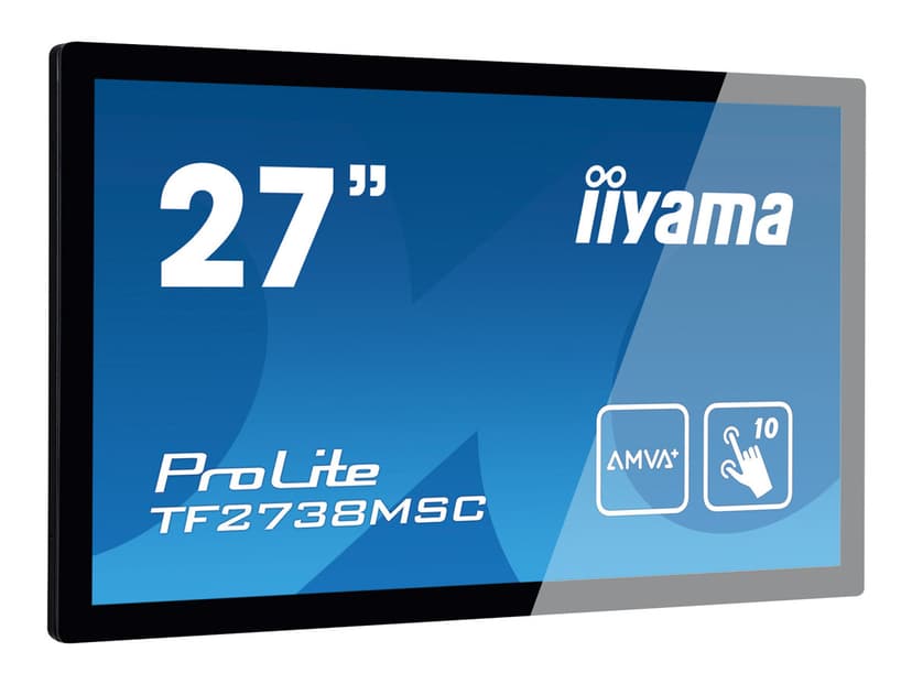 iiyama ProLite TF2738MSC-B2 27" Touch Open Frame FHD 16:9 27" 1920 x 1080pixels IPS 16:9