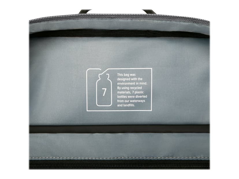 Targus Sagano 39,6 cm (15.6") Ryggsäck Svart, Grå 15.6" Polyetentereftalat (PET) Grå, Svart
