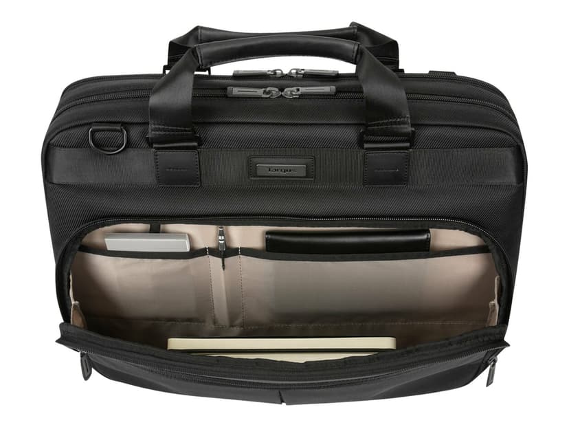 Targus 15.6'' Mobile Elite Topload Black 16" Nailon, Polyuretaani Musta