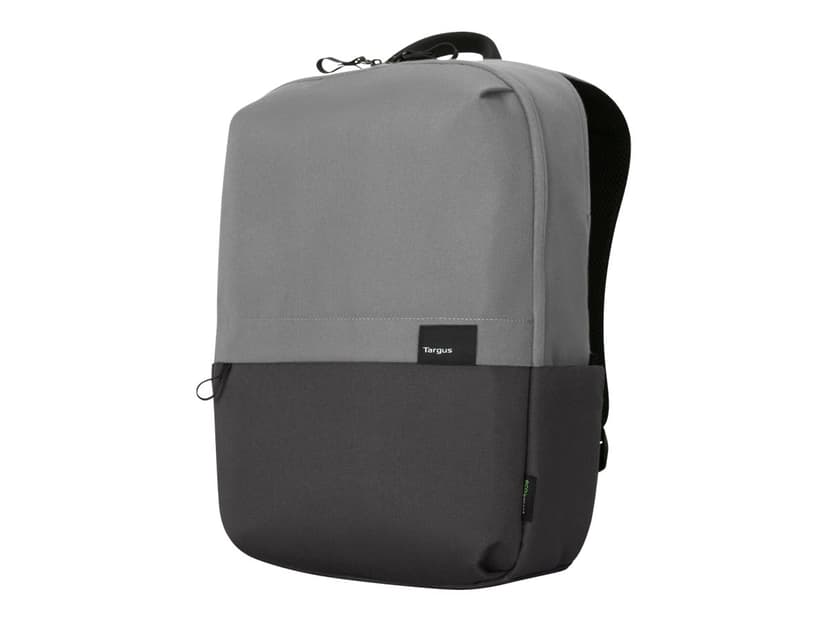 Targus Sagano 39,6 cm (15.6") Ryggsäck Svart, Grå 15.6" Polyetentereftalat (PET) Grå, Svart
