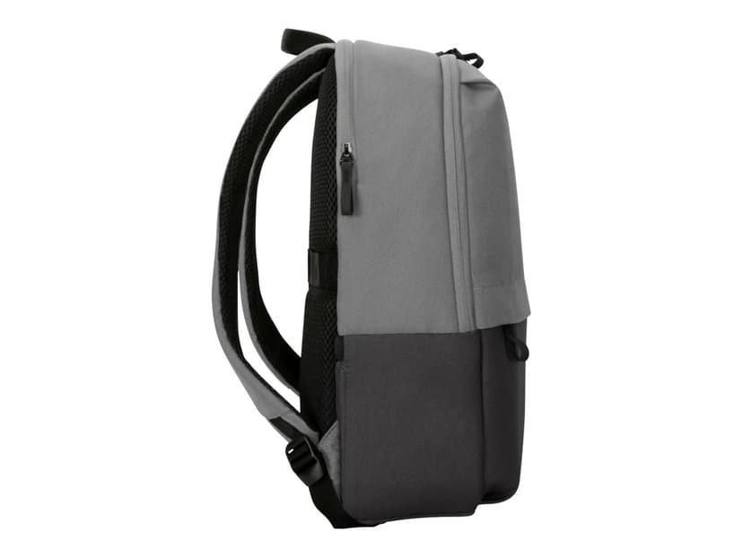 Targus Sagano 39,6 cm (15.6") Ryggsäck Svart, Grå 15.6" Polyetentereftalat (PET) Grå, Svart