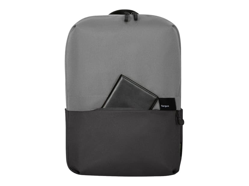 Targus Sagano 39,6 cm (15.6") Ryggsäck Svart, Grå 15.6" Polyetentereftalat (PET) Grå, Svart