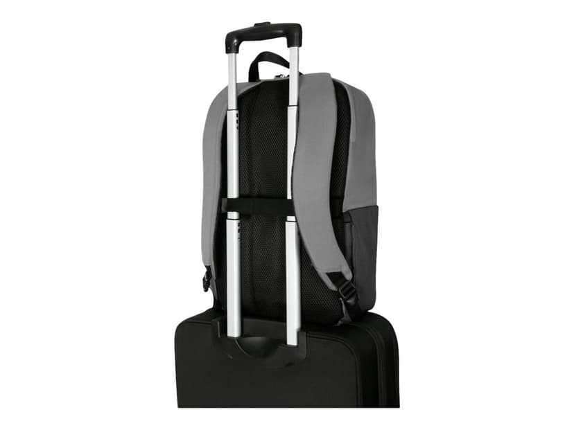 Targus Sagano 39,6 cm (15.6") Ryggsäck Svart, Grå 15.6" Polyetentereftalat (PET) Grå, Svart