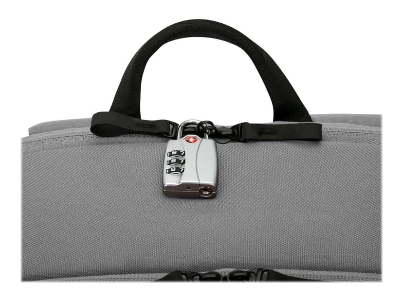 Targus Sagano 39,6 cm (15.6") Ryggsäck Svart, Grå 15.6" Polyetentereftalat (PET) Grå, Svart