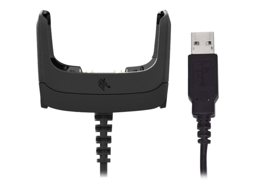 Zebra Snap-On USB Kommunikation/Laddningskabel Utan Strömadapter Svart