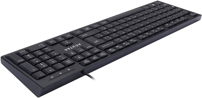 Acutek AK-200W/FR toetsenbord USB AZERTY USB Belgisch, Frans