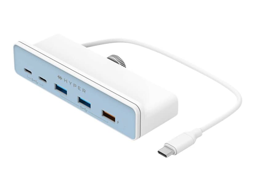 Hyper HD34A6 gränssnittshubbar USB 3.2 Gen 1 (3.1 Gen 1) Type-A 5 Mbit/s Vit USB 3.2 Gen 1 (3.1 Gen 1) Type-A USB 3.2 Gen 1 (3.1 Gen 1) Type-A, USB 3.2 Gen 1 (3.1 Gen 1) Type-C