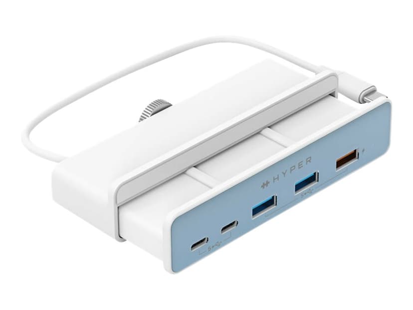 Hyper HD34A6 gränssnittshubbar USB 3.2 Gen 1 (3.1 Gen 1) Type-A 5 Mbit/s Vit USB 3.2 Gen 1 (3.1 Gen 1) Type-A USB 3.2 Gen 1 (3.1 Gen 1) Type-A, USB 3.2 Gen 1 (3.1 Gen 1) Type-C
