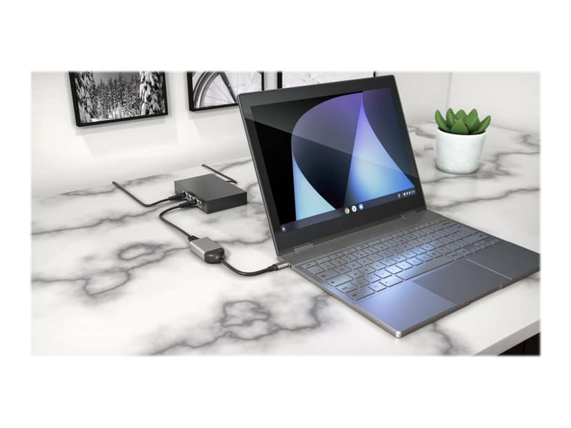 Hyper HD425B kannettavien tietokoneiden telakka ja porttitoistin USB 3.2 Gen 1 (3.1 Gen 1) Type-C Ruostumaton teräs USB-C 3.2 Gen 1 (3.1 Gen 1)