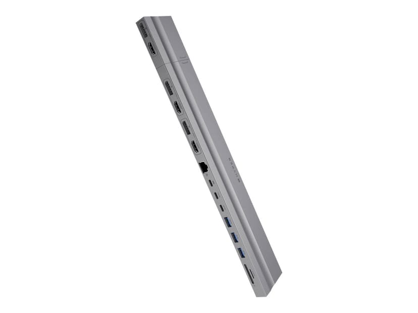 Hyper Targus HyperDrive 4K 2 x USB 3.2 Gen 2 (3.1 Gen 2) Type-C Sølv 2 x USB-C 3.2 Gen 2 (3.1 Gen 2)