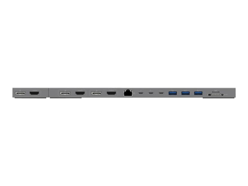 Hyper Targus HyperDrive 4K 2 x USB 3.2 Gen 2 (3.1 Gen 2) Type-C Silver 2 x USB-C 3.2 Gen 2 (3.1 Gen 2)