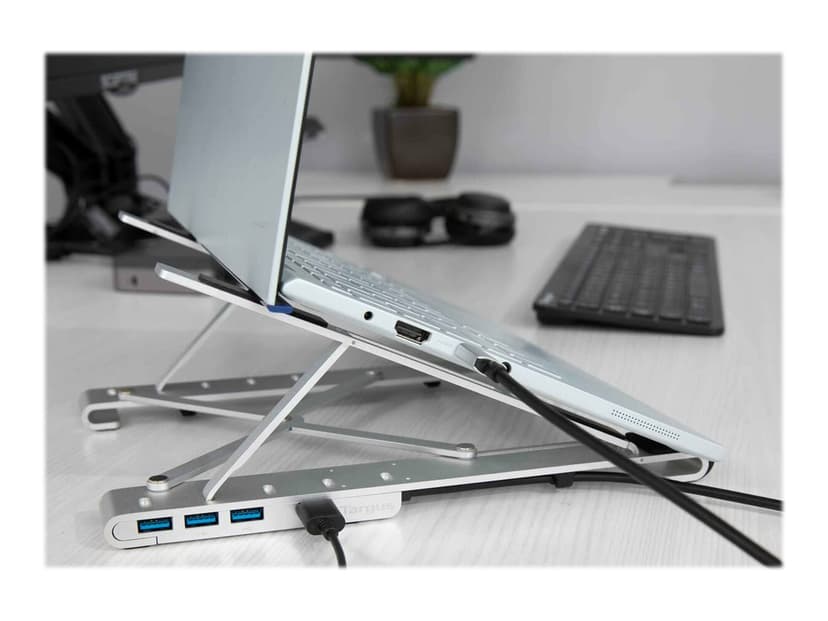 Targus Portable Stand With Integrated Usb-a Hub