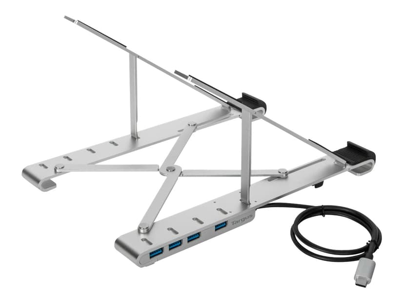 Targus AWU100205GL Ställ för bärbara datorer Ställ till bärbara datorer Silver 39,6 cm (15.6")