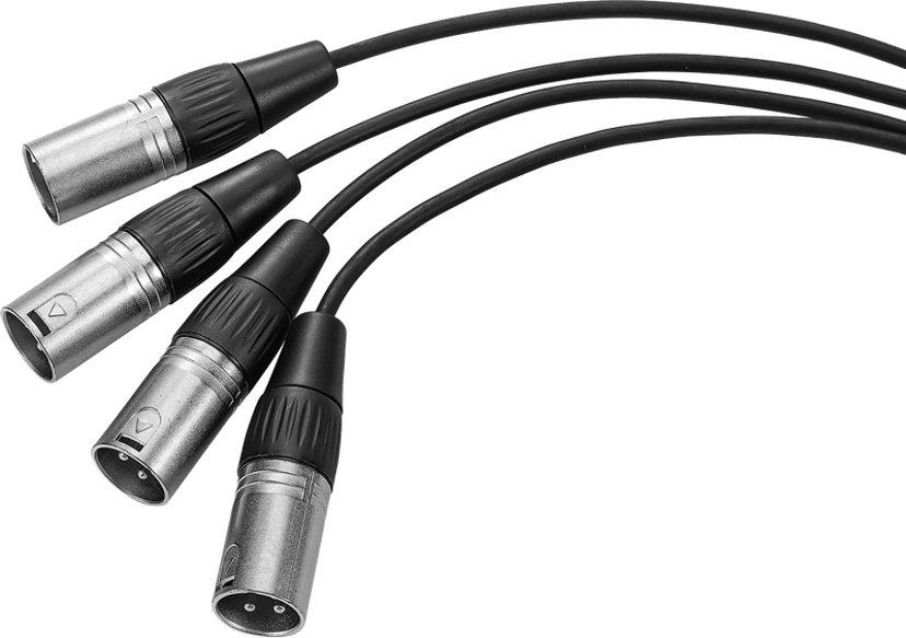 Saramonic Cable Sr-c2020 2 X 3.5mm Trs M To 4 X Xlr M Cable