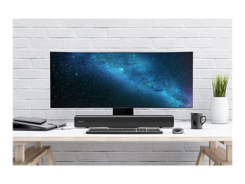 Creative Stage Soundbar 2.1 Svart