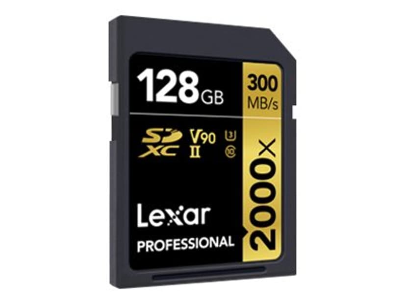 Lexar Pro 2000x Sdhc/sdxc Uhs-ii U3(v90) R300/w260 128gb 128GB SDHC