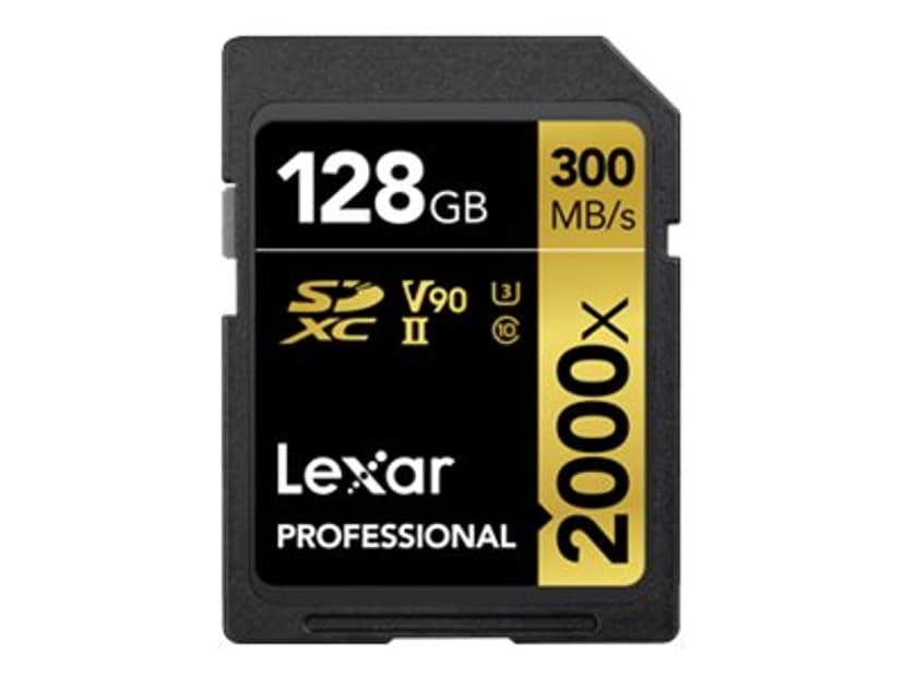 Lexar Pro 2000x Sdhc/sdxc Uhs-ii U3(v90) R300/w260 128gb 128GB SDHC