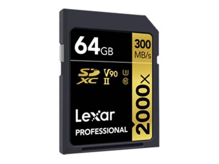 Lexar Professional 2000x 64 GB SDHC UHS-II Klasse 10 64GB SDHC UHS-II