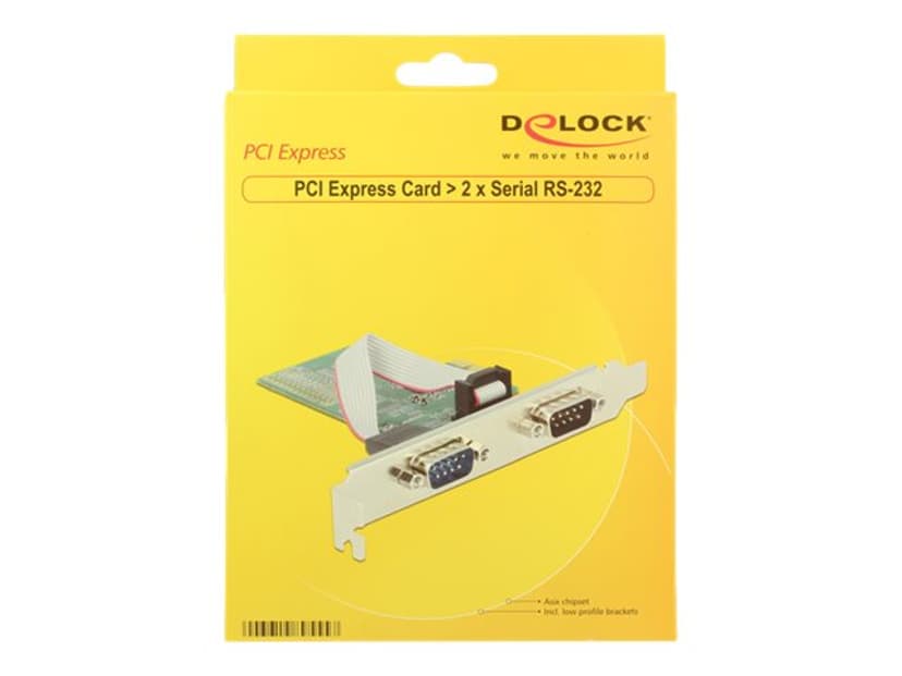 Delock 89555 nätverkskort/adapters Intern Serial
