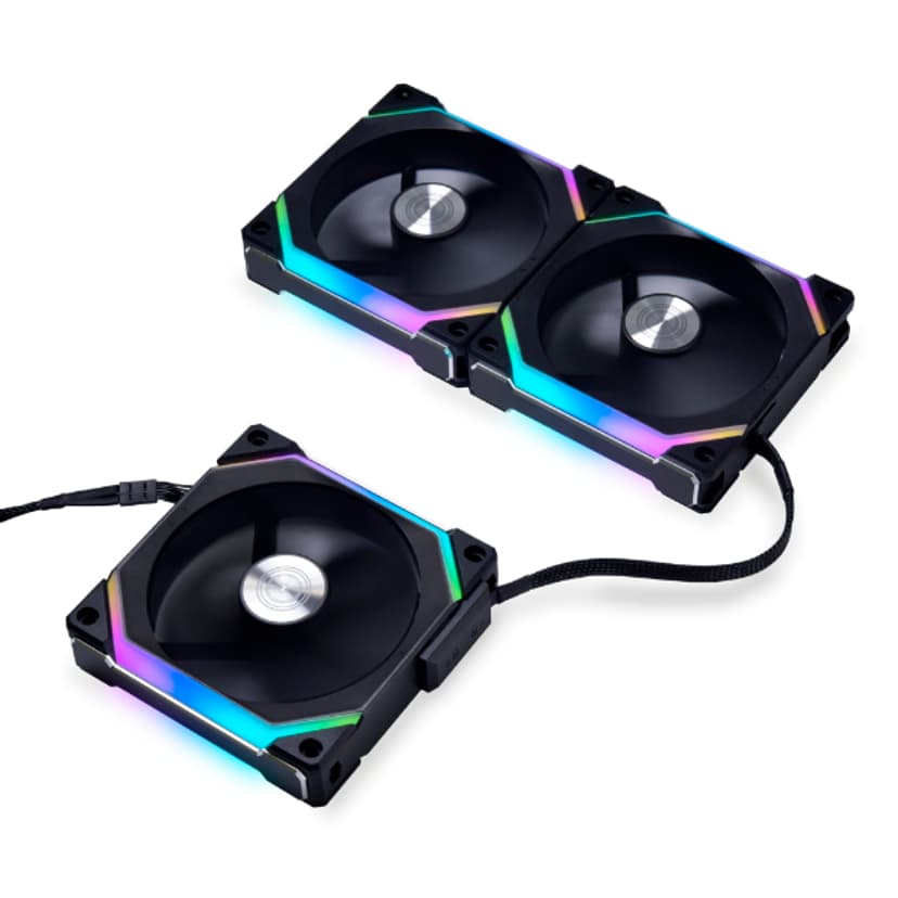 Lian-Li UNI SL V2 120 RGB PWM F 3-P Tuuletin Musta