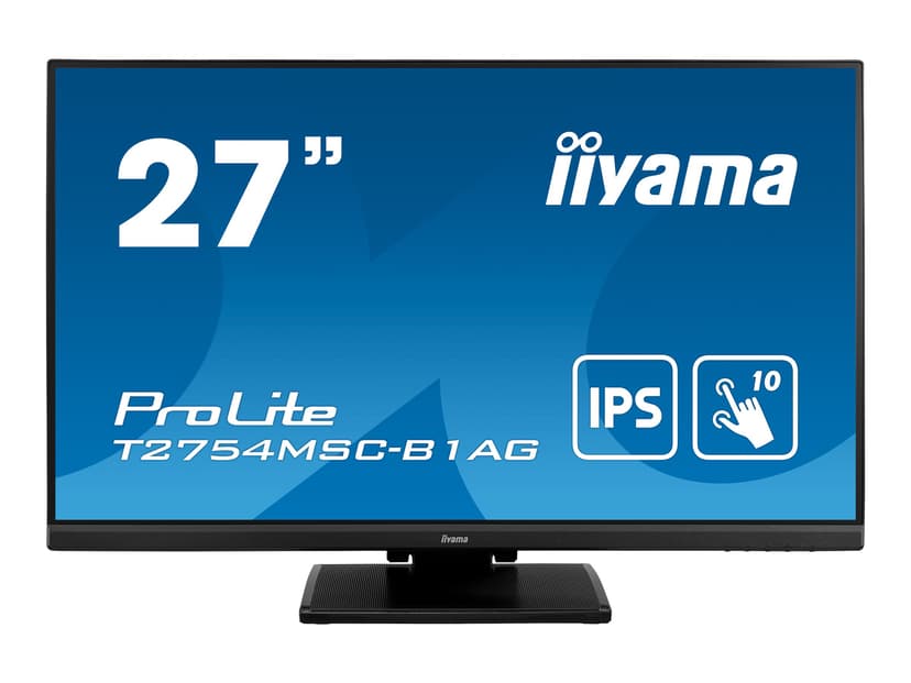 iiyama ProLite T2754MSC-B1AG 27" Touch FHD IPS 16:9 27" 1920 x 1080pixels IPS 16:9 60Hz