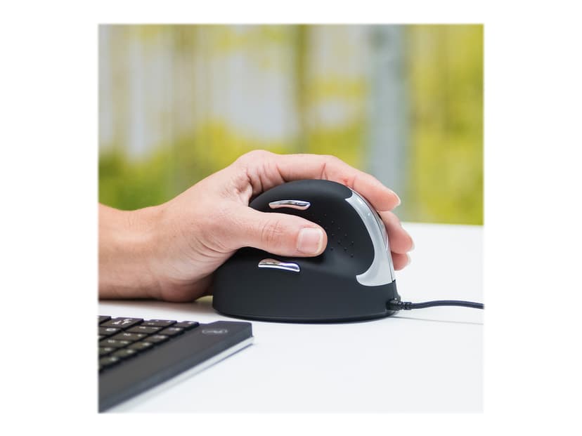 R-Go Tools HE Vertical Medium Left USB-A Muis