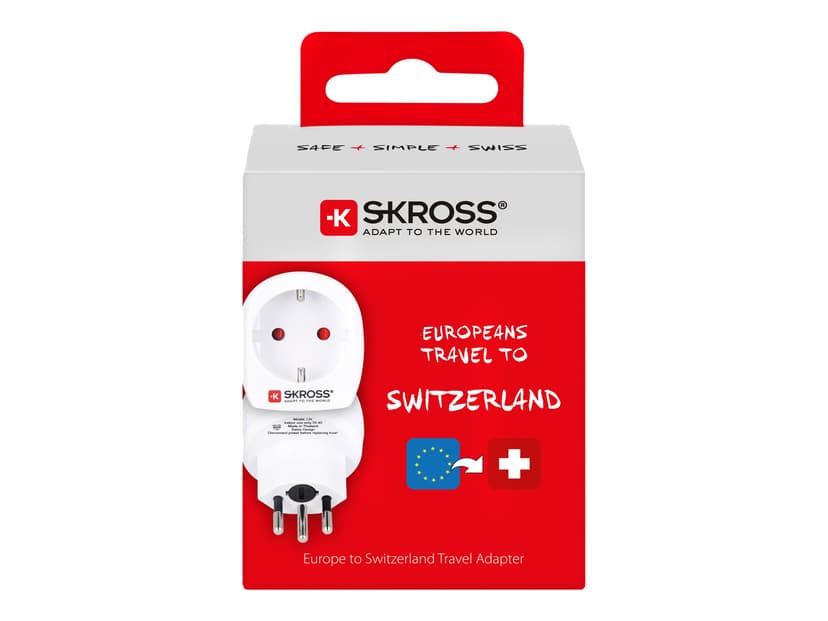 Skross Country Adapter Europe Till Switzerland