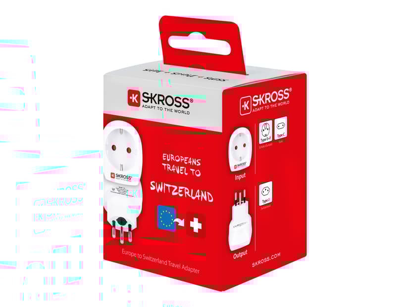 Skross Country Adapter Europe Till Switzerland